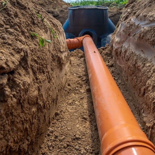 Plumbing excavation